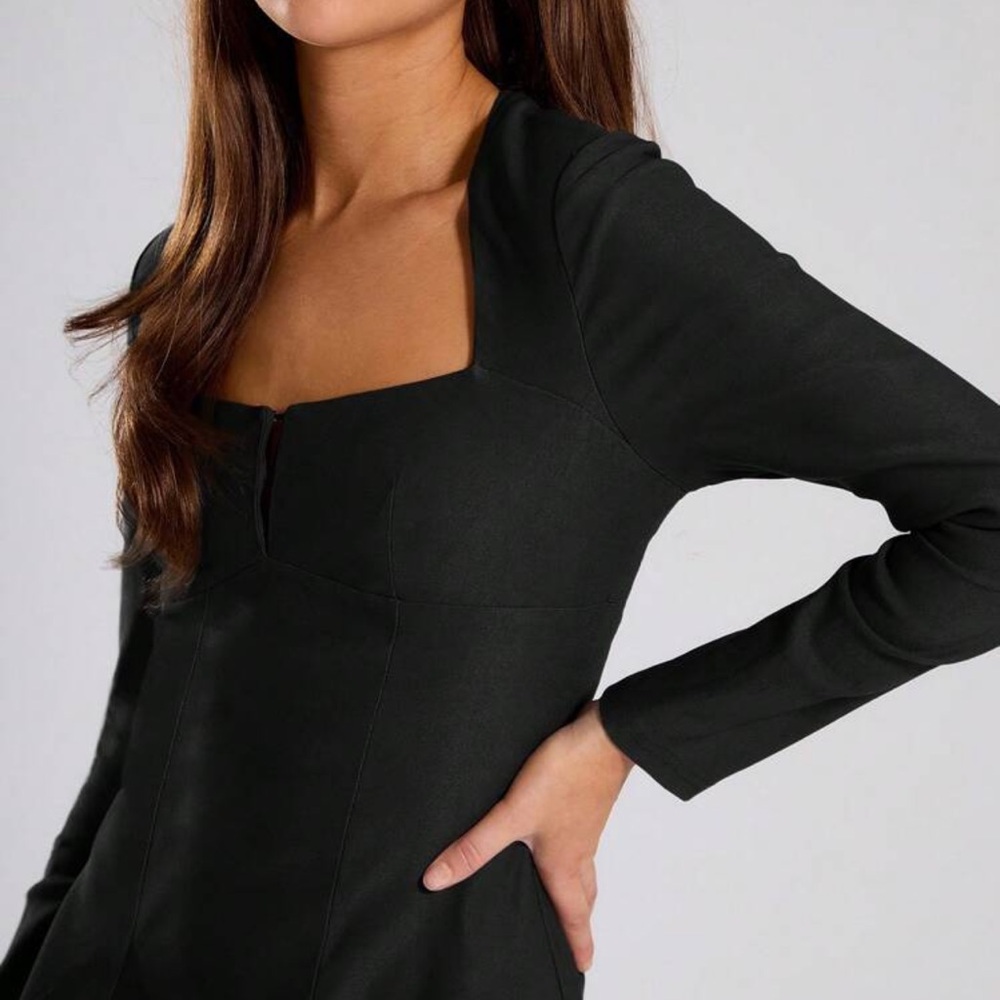 Pleated Mini Dress - Picture 5 of 9